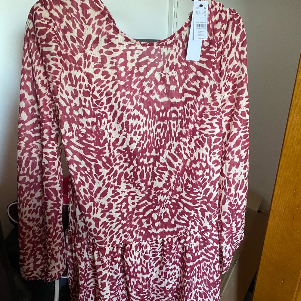 Animal Print Topshop Dress